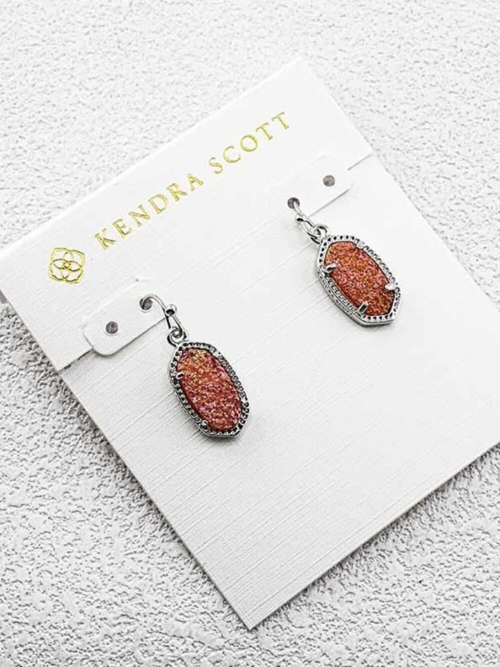 Kendra Scott Rose Crystal Spike Earrings